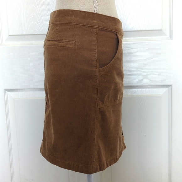 Tory Burch Lucitano Oatmeal Corduroy Skirt - Picture 6 of 10